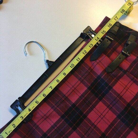 Tildon Wrap Mini Skirt Red Plaid Lady Red Rio Medium - Picture 9 of 11